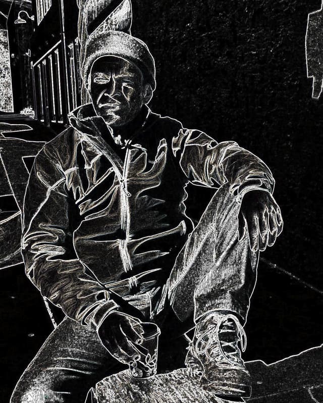 cartoon graphic of Joaquin Fox